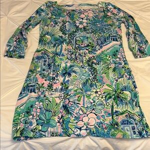 Lilly Pulitzer sz m dress with 3/4 Sleeves